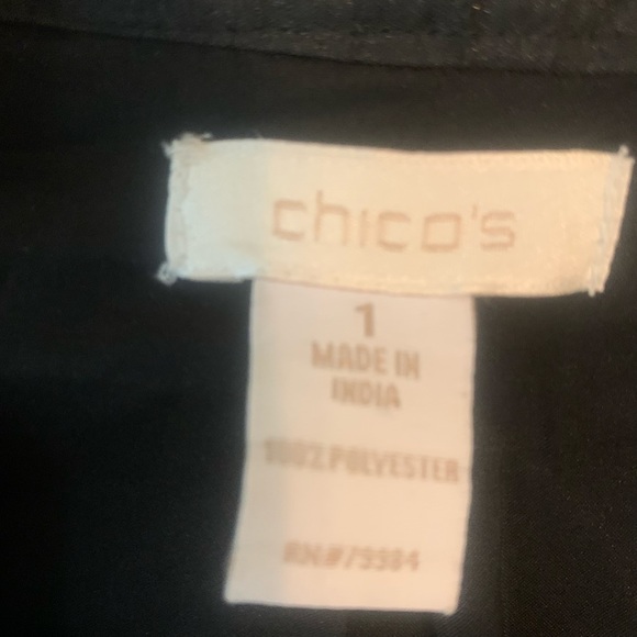 Chico’s Bling on Black Blazer - Picture 2 of 10